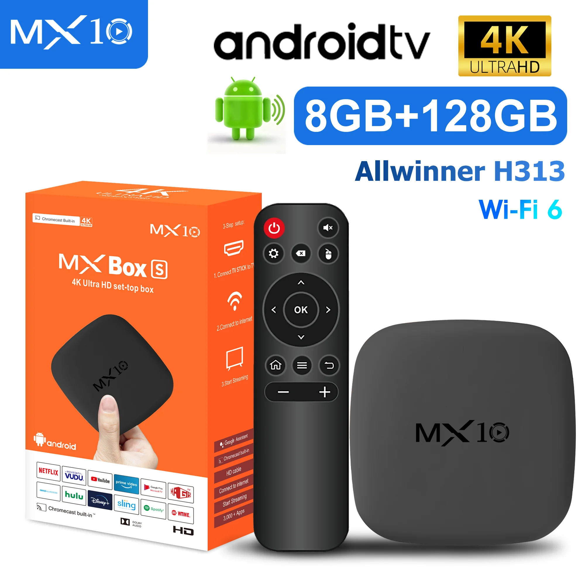 Ddr3 8Gb - Smart Home TV Box MX10‑H Allwinner