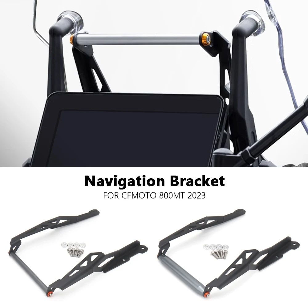 

New 12mm/22mm Motorcycle Front Wireless charging Mobile Phone Navigation Bracket GPS Mount For CFMOTO 800MT 800mt 800 MT 2023