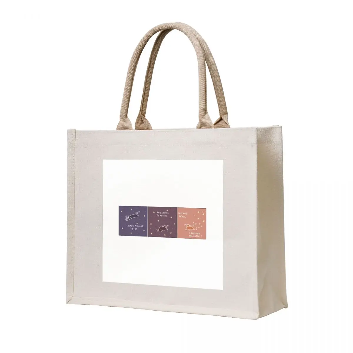 

stars cat Tote Bag Lady bags Women's bag Gift bags canvas tote