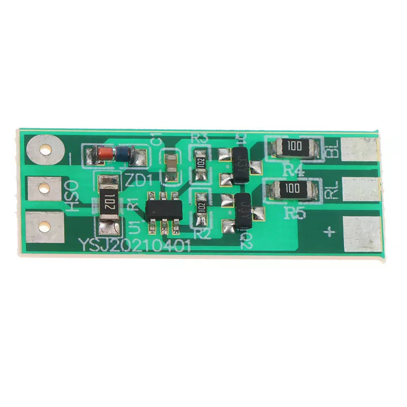 1Pc 3-12V Red Blue Two-color Flashing LED Light Module Safety Warning Light for Car Model Bicycle Electric Vehicle