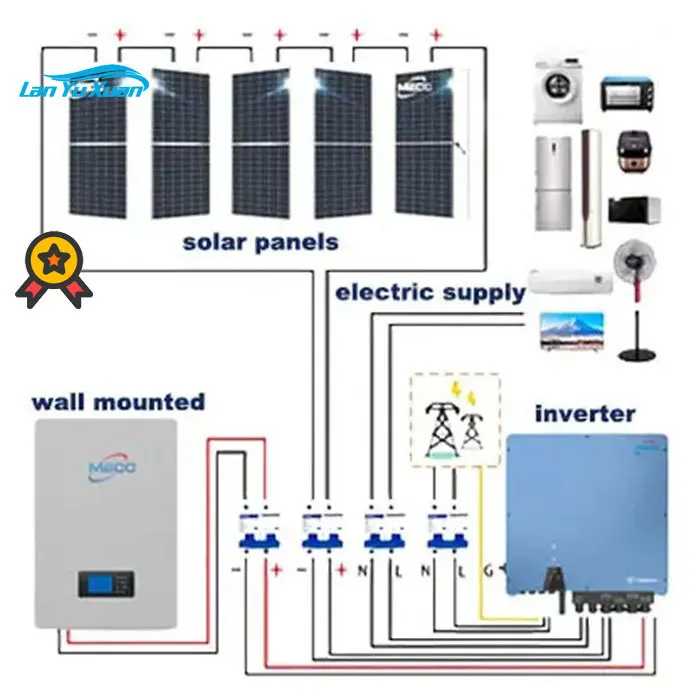 

Energy Solution Complete Solar Power Generator Storage System 6KW 8KW 10KW Hybrid Solar Panel Full Set