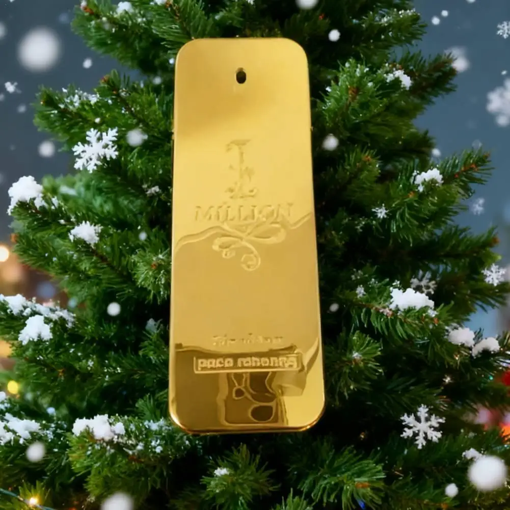 Perfume Golden Million Gold Brick Extrait - Perfume Woody de larga duración para hombres Perfume para hombres Fragancia de oración