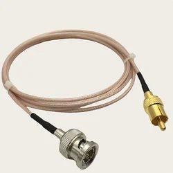 75 ohm BNC male plug to RCA male connector RF coaxial RG179 cable Q9/RCA-JJ video cable