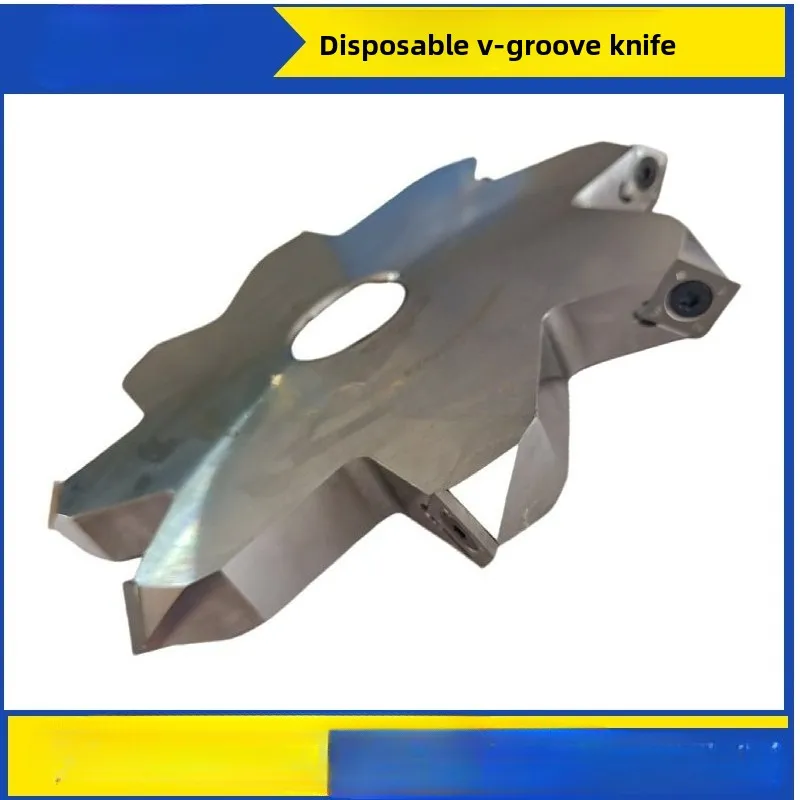 High Precision Woodworking Cutters Disposable V Groove CNC Indexable Grooving Cutter Heads