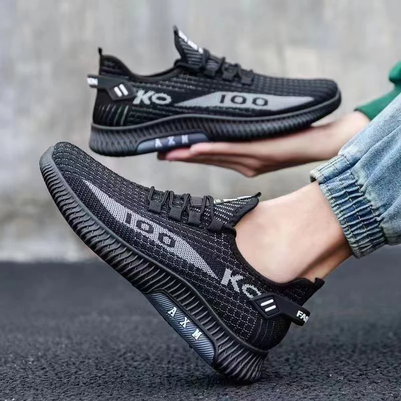 Men\'s Shoes Breathable Mesh Casual Sports Shoes Soft Bottom Non-slip Sneakers Male Walking Casual Shoes 2022 Spring and Summer