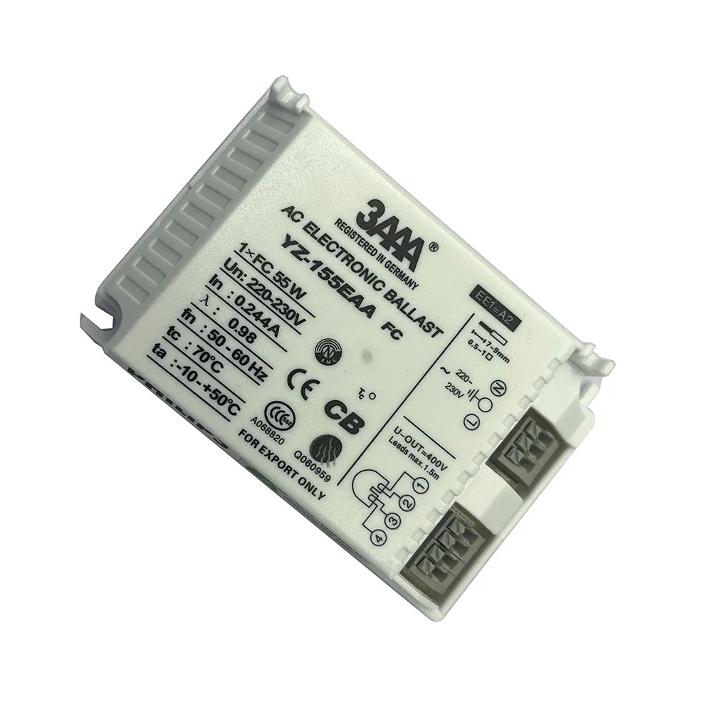 3AAA YZ-155EAA T5-C AC 220-240V Fluorescent Lamp 55W Electronic Ballast For T5 Ring Lamp Standard Reator