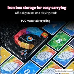 Board Game UNO Card Genuine Classic Uno Uno Card Multiplayer Happy Casual Gathering Tabletop Game