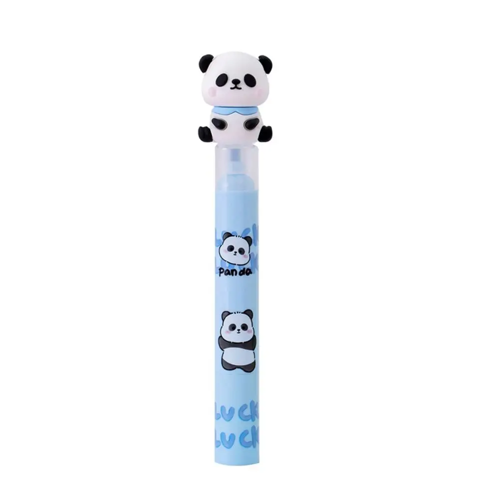 Cute Panda Highlighter Pen Creative Cartoon Marker Pen 3 Layer Splicing Multifunction Fluorescent Pen School Office