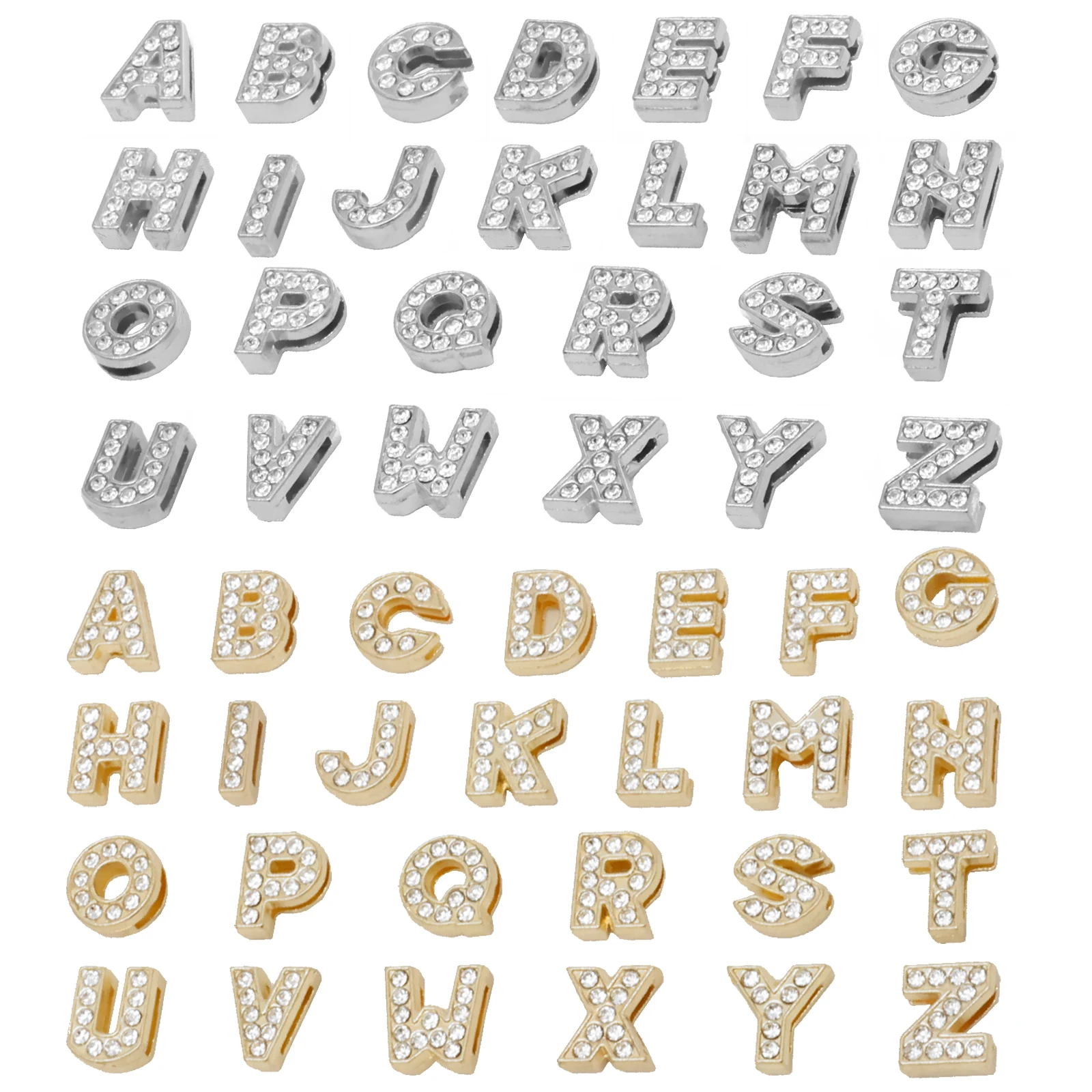 

104 шт., мини-алфавит из цинкового сплава, 26 букв, подвески, подвески, сделай сам, изготовление ювелирных изделий для женщин, ожерелье, серьги, аксессуары, стразы