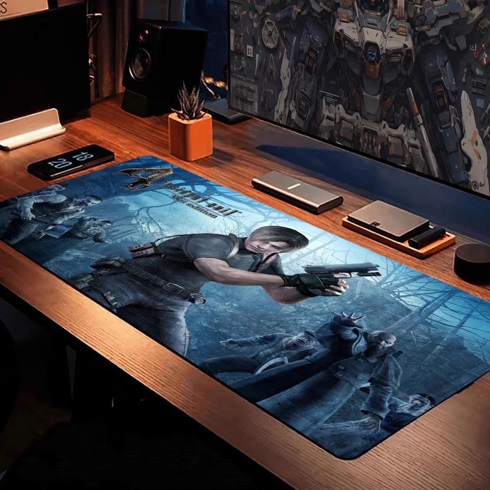 لوحة ماوس ألعاب الكمبيوتر المحمول من Resident-EvilS متوفرة بحجم لوحة مفاتيح ألعاب قفل الحافة الكبيرة #4