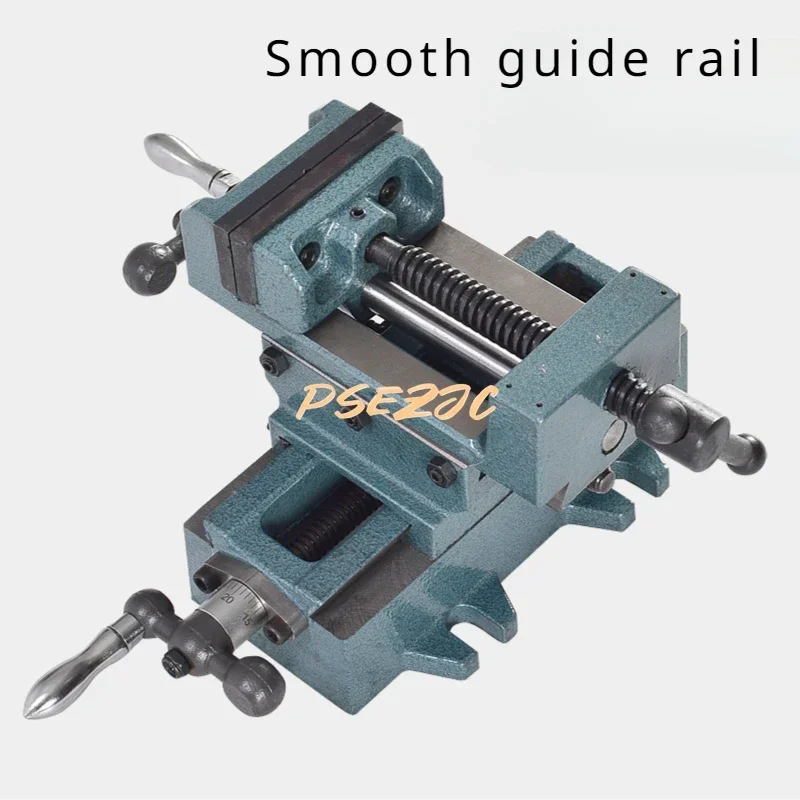 3,4,5-inch Heavy-duty Cross Flat Mouth Vise Drilling Machine Variable Milling Machine Bi-directional Moving Vise Workbench