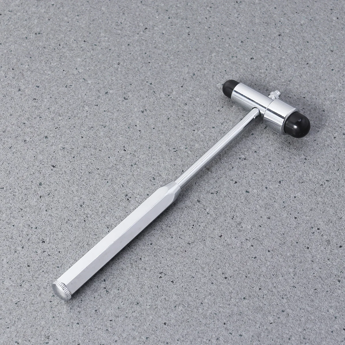 

Multifunctional Percussion Hammer T Shaped Medical Diagnosis Hammer for Knee Reflex (Black)