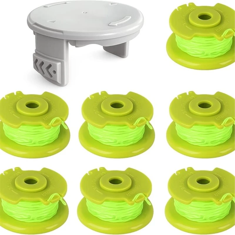 A44U For Ryobi One Plus+ 18V, 24V, And 40V Cordless Trimmer Replacement Spool Line For AC80RL3, Weeder Eater String Auto-Feed