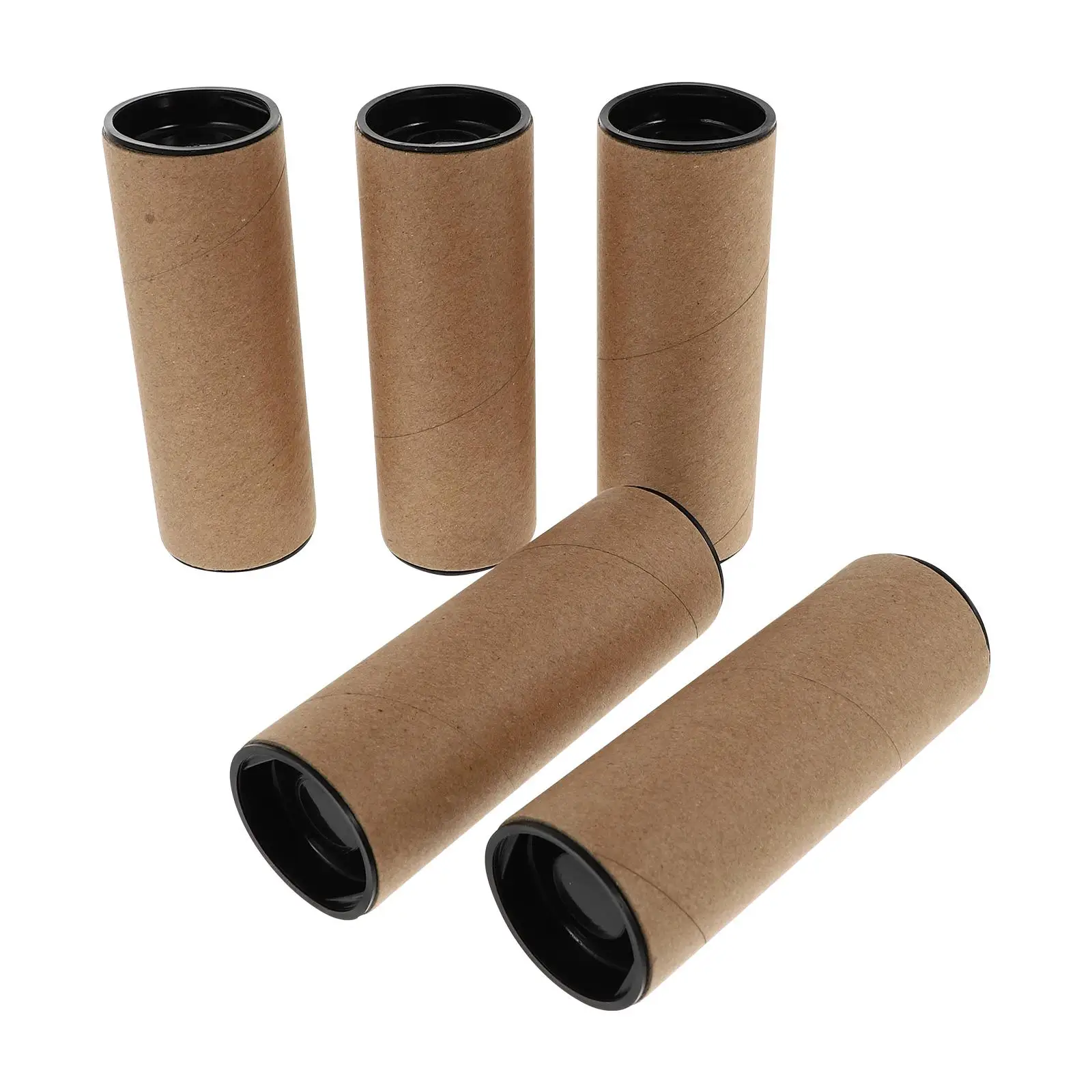 

5Pcs Drawing Paper Tubes Round Craft Small Poster Packing Cardboard Storage Transport Protection Documents