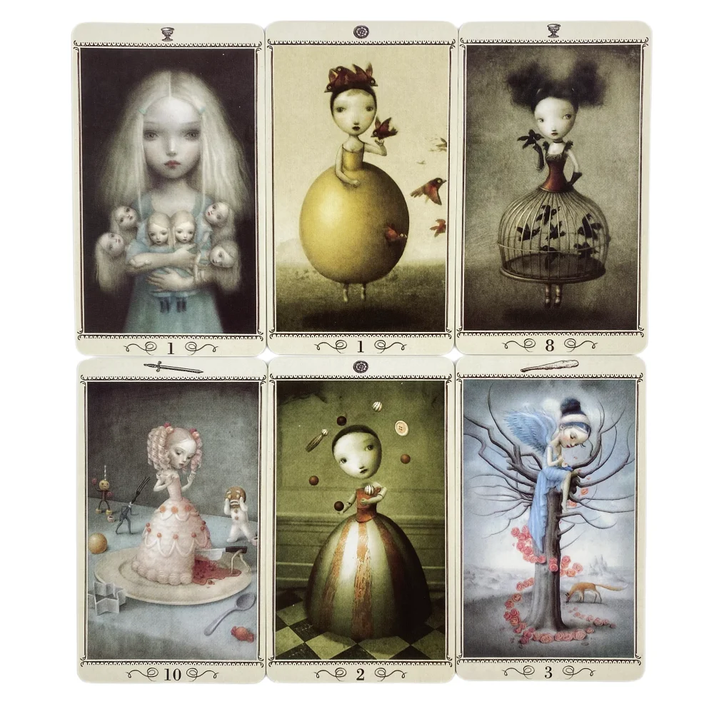 Cartas de tarot de Nicoletta Ceccoli, un juego de 78 cartas, edición de adivinación en inglés, para jugar a juegos de mesa