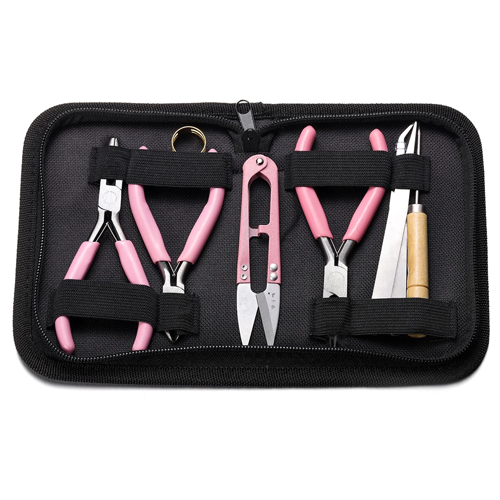 1 Pack Jewelry Making Kits Supplies With Jewelry Pliers Jump Ring Opener Awl Thread Scissors For Jewelry Repair Jewelry Making