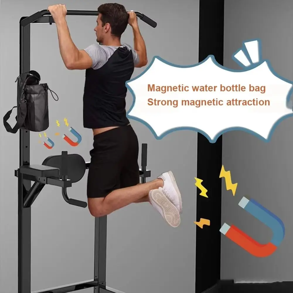 حقيبة حبال زجاجات المياه المغناطيسية ذات سعة كبيرة متعددة الطبقات حقيبة زجاجات الصالة الرياضية مقاومة للماء مع حزام الكتف حقيبة رياضية كروس