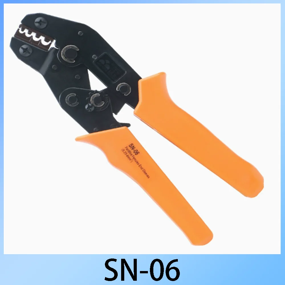 SN Series Ratchet Crimping Pliers Set SN-02 SN-06 SN-0325 Bare Ring Fork Terminal Tools for Electrical Wiring