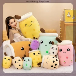 22-70cm 거대한 크기 버블 티 플러시ies Squishy Milk Tea Boba 베개 Peluche 아이스크림 과일 주스 음료 병 소품 장식 선물