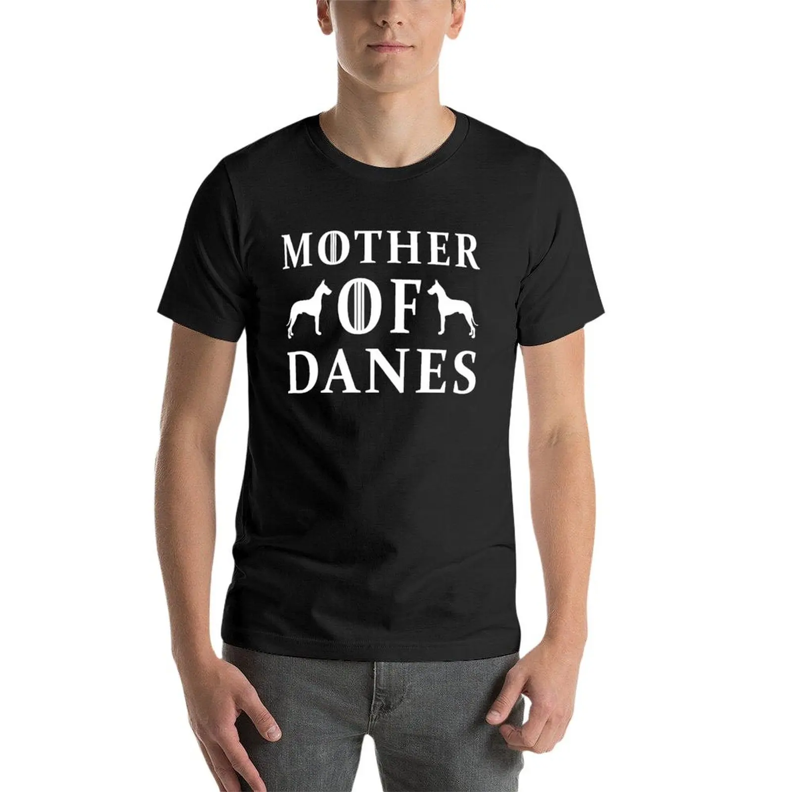 Camiseta de Madre de Danes para hombre, ropa de talla grande, secado rápido