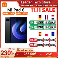 Global Version Xiaomi Mi Pad 6 Snapdragon 870 Tablet Fast Charging 8840mAh Battery 11 ''144Hz Display Blueto