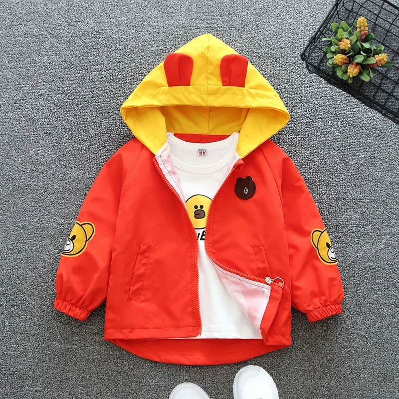 Children's Jackets, Girls' Windbreaker, Fashionable 2025 New Tops, Boys' Baby Thin Spring Korean Version of Charge Jacket