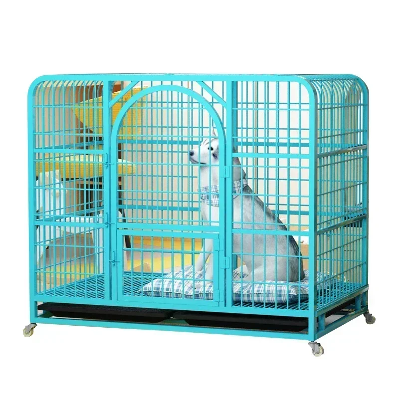 High Quality XS S M L XL Size Heavy Stackable Large Indoor Dog Crates With Bottom Tray And Opening Top For Large Dog