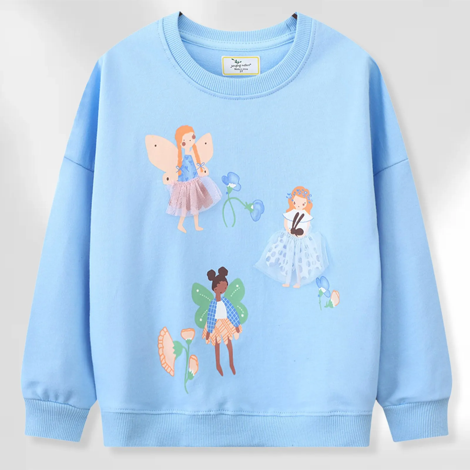 

Comfy Original Jr Girls Sweatshirt Halloween Cartoon Autumn And Winter Long Sleeve Solid Color Boys Sweatshirts Hoodies NiñAs