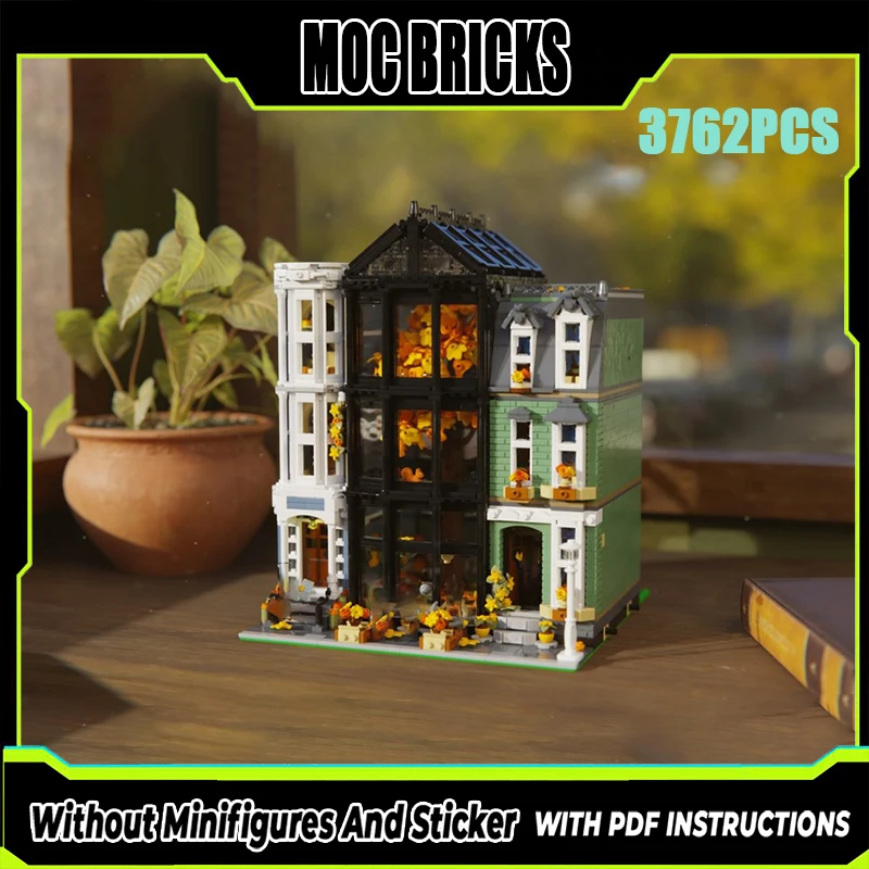 

Exquisite new product MOC building block model autumn botanical garden technology modular children's toy gift DIY assembly set