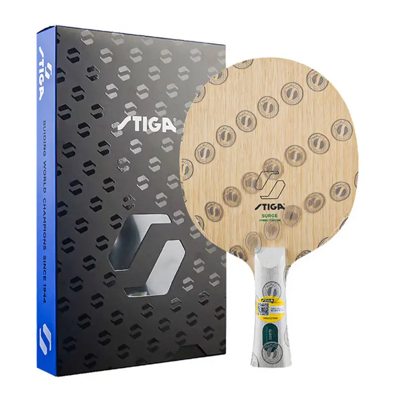 

STIGA SURGE HYBRID CARBO Surging Mixed 5 Wood 2 Carbon Built-in Aromatic Carbon Ping-pong Ball Carbon Bottom Plate
