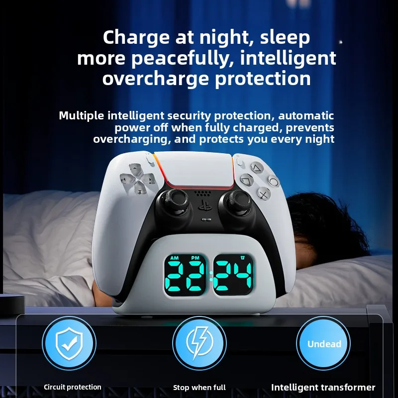 Base de carga de reloj para controlador PS5, estación de carga rápida para Playstation Edge Elite, accesorios de cargador de Joystick
