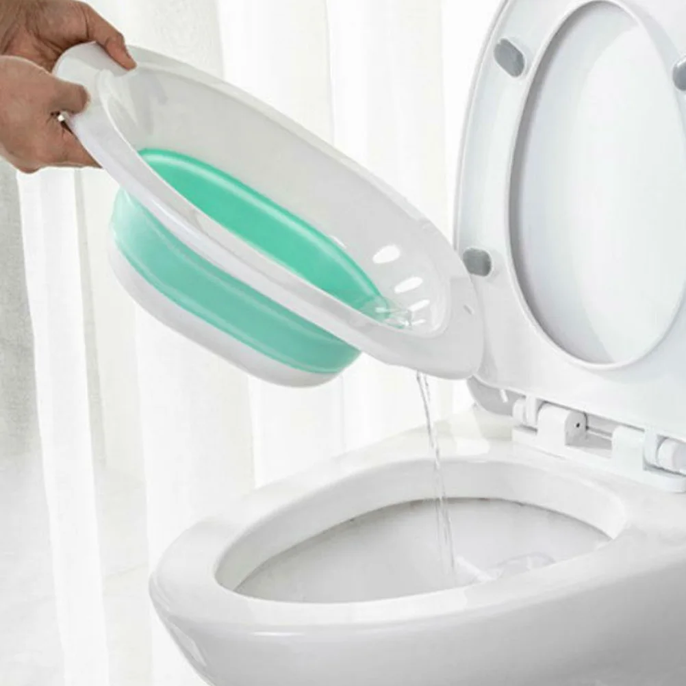 

1pc Folding Care Sitz Bath Basin For Female Private Part Pregnant Women Wash Potty Adult Maternal Toilet Warm Rinse