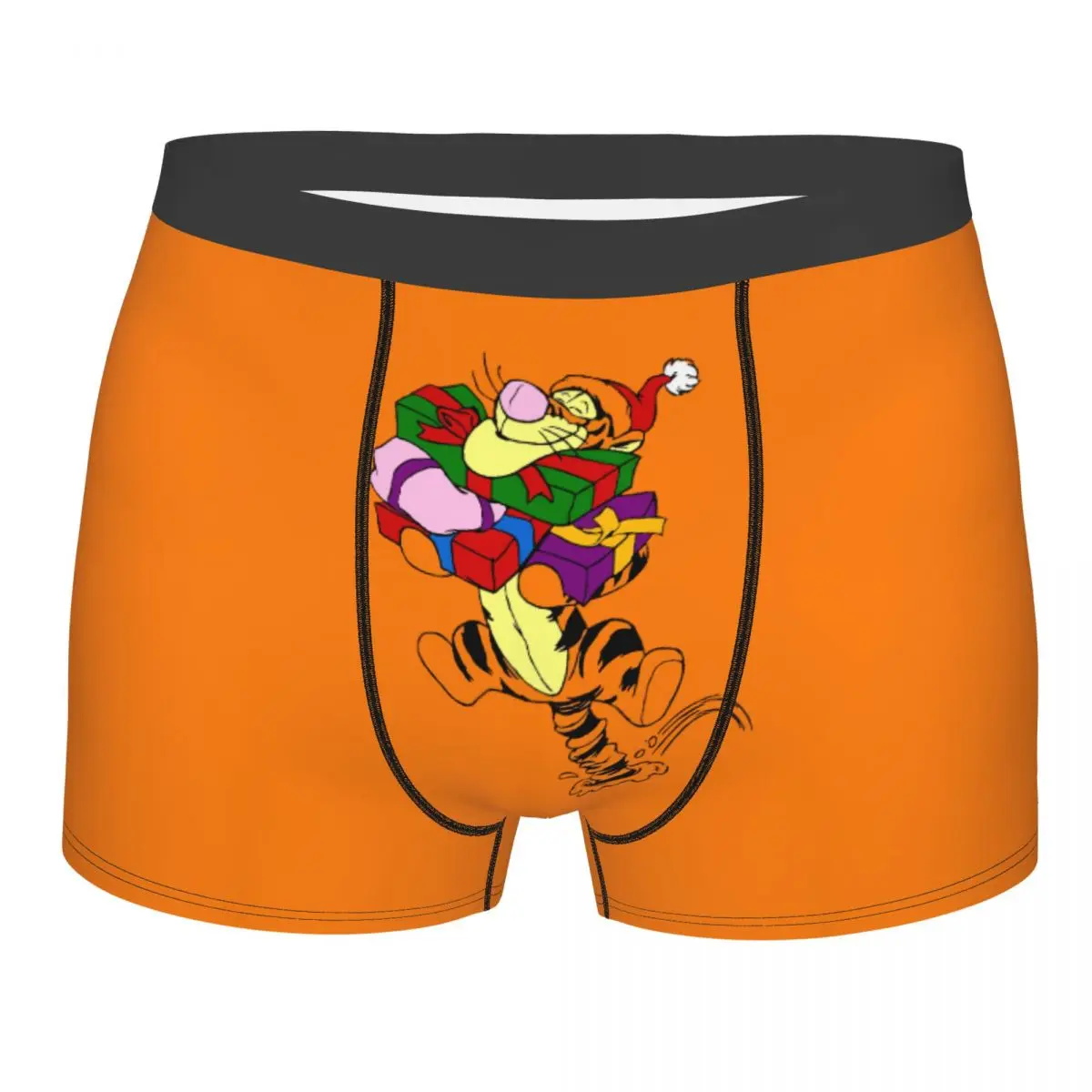 

Новинка на заказ, боксеры My Friends Tigger Pooh, шорты, мужские трусы, эластичные трусы с героями мультфильмов, нижнее белье