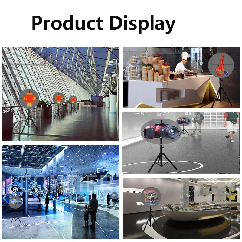 3D Holographic Fan Stand Lifting Holographic Support Multi-functional Advertising Machine Bracket Vertical Support