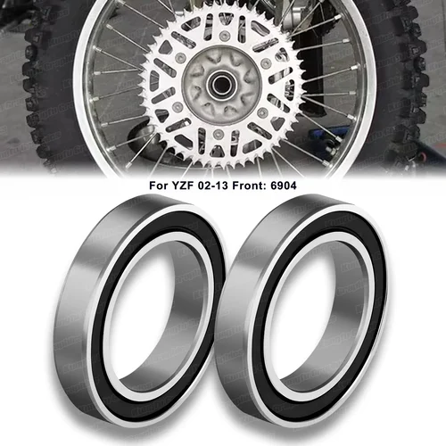 Imagen 2 del producto Kit de rodamientos de rueda delantera, repuesto para Yamaha YZ125, YZ250, YZ125X, YZ250X, YZ250F, YZ450F, YZ450FX, WR250F, WR450F, WR426F