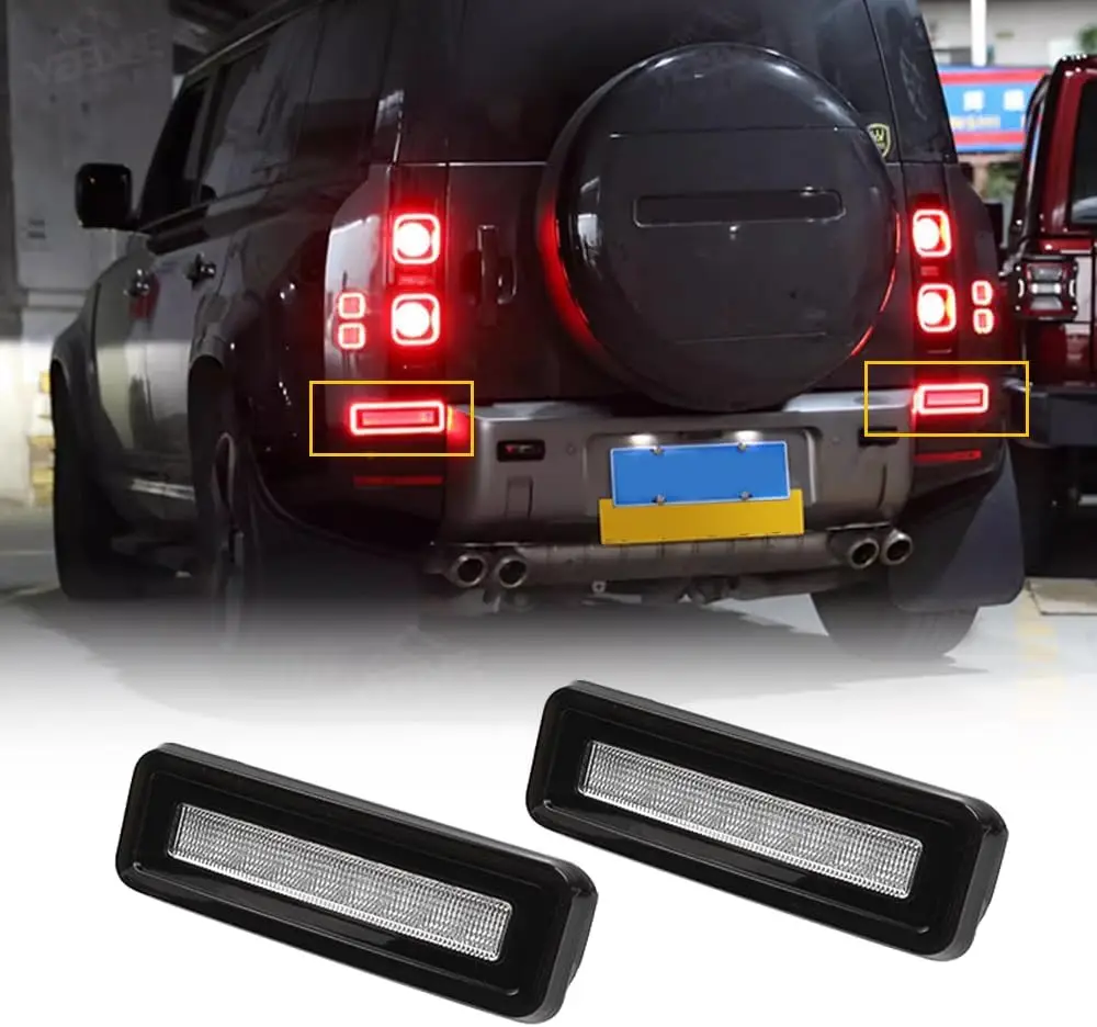 

2Pcs Rear Reflector Light for Land Rover Defender 90 110 130 2020-2023 Accessories
