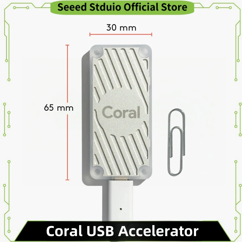 Coral USB Accelerator Google Edge TPU,machine learning supports AutoML Vision Edge, Raspberry Pi, macOS, Windows 10