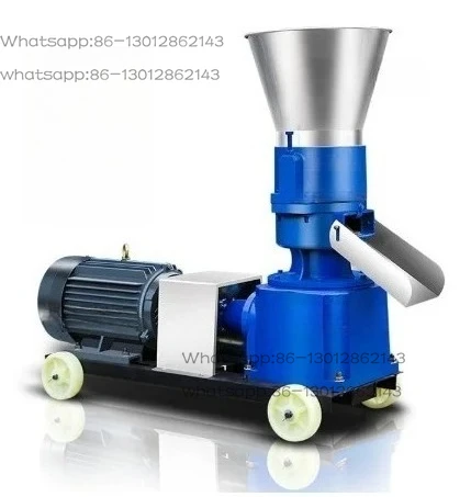 150-200kg/h  Feed Food Pellet Making Machine Electric Animal Feed Granulator for Grain Straw Fish Chicken Pig Poultry