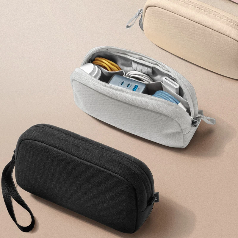 

Travel Portable Digital Accessories Storage Bag Electronics Organizer Mobile Phone Bag Waterproof Power Bank Data Cable Bag New