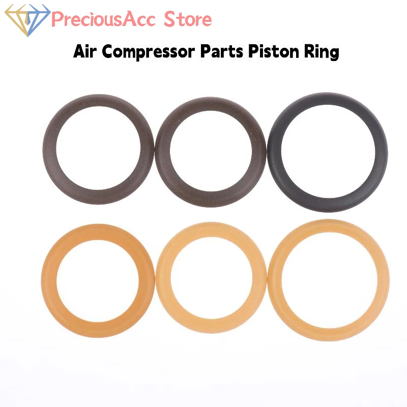 5Pcs Piston Ring Air Compressor Parts Bowl Ring Wear-resistant Nebulizer Ventilator Medical Air Pump Piston Ring