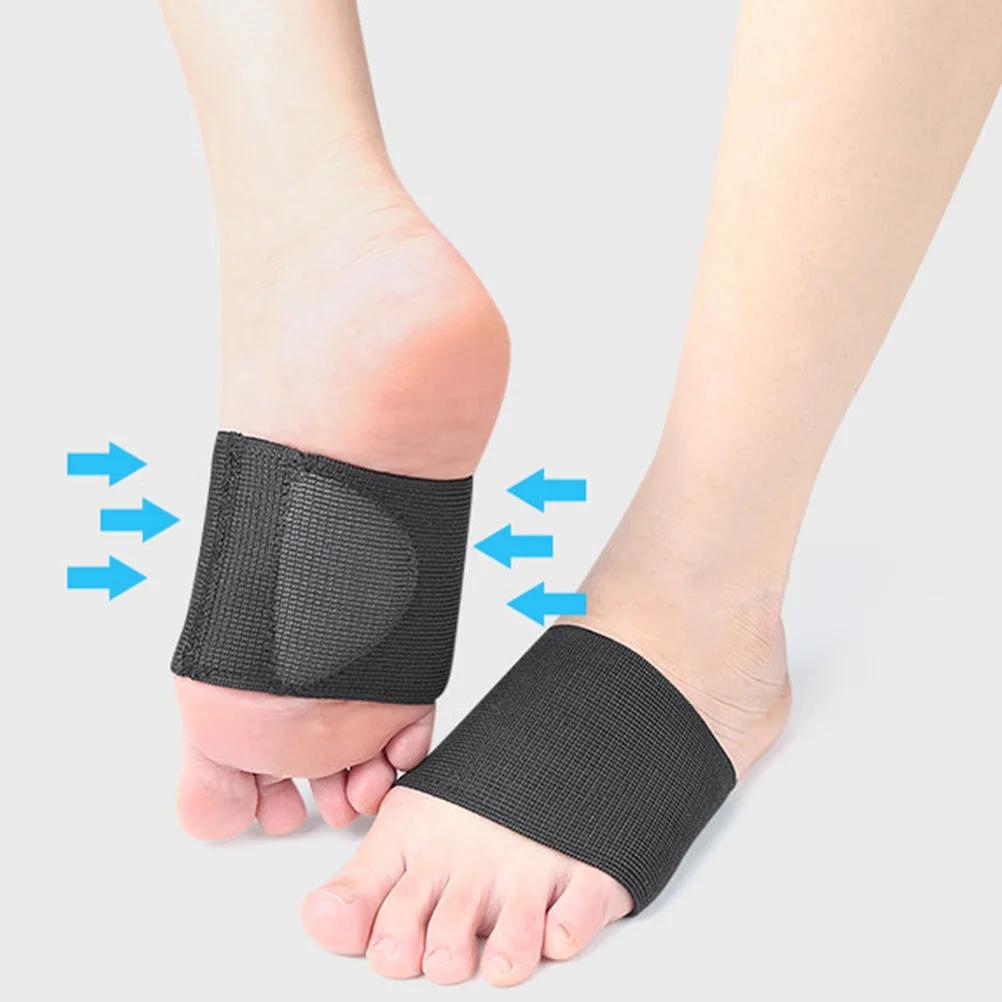

1Pair Foot Arch Supporters Elastic Flatfoot Correction Pad Comfortable Anti Slip Foot for Heel Pain Relief
