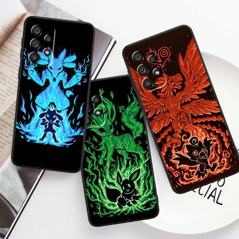 

P-Pockets M-Monsters Art For Samsung A41 A35 A34 A33 A32 A25 A24 A23 A21s A06 A05 A04 A03 Note 10 20 Ultra 5G Black Cover
