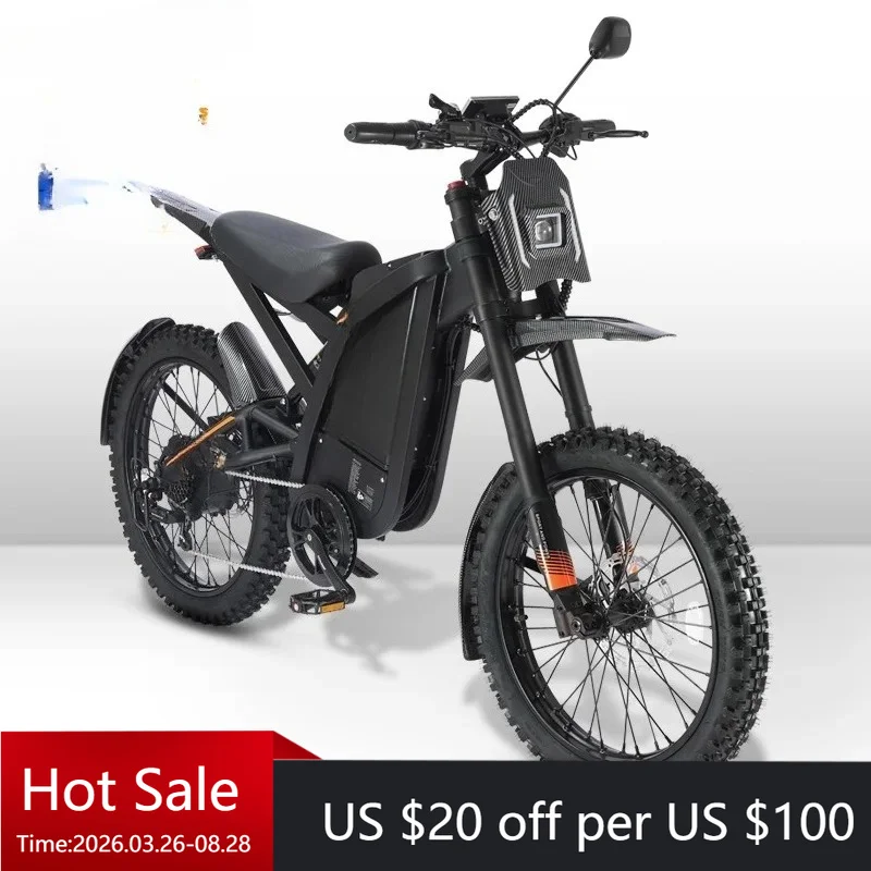 Tc OUXI GT2000 off-road electric motorcycle 2000w professional endurance racing off-road motorcycle, fat tire all-terrain sports