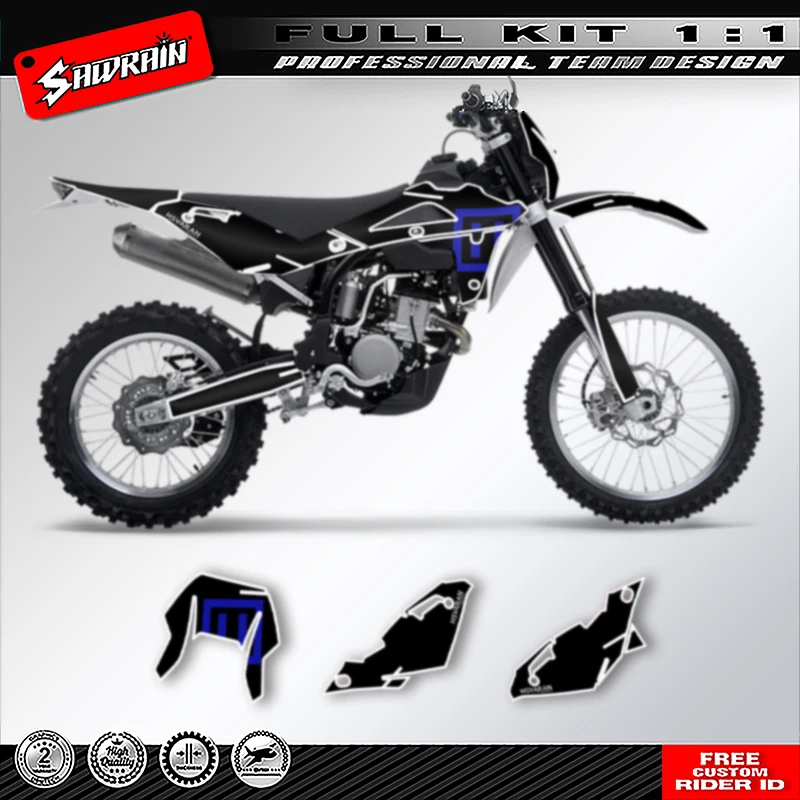 

Sawrain Motorcycle Graphics MX Sticker for HUSABERG TE250 2008 2009- 2013 007