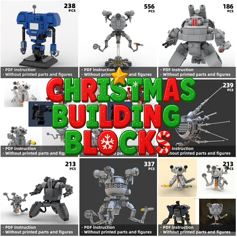 

Falowt！Sci-fi combat mecha building blocks - Armored robots with weapons, DIY toys for sci-fi enthusiasts