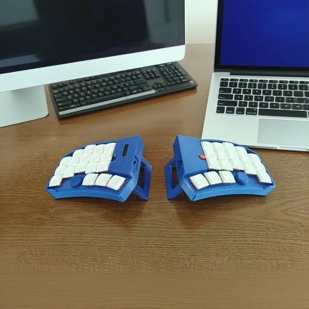 36키 스플릿 키보드 듀얼 모드 연결 블루투스 인체공학적 드워프 축 PBT 무각인 내마모성 게임 액세서리 선물