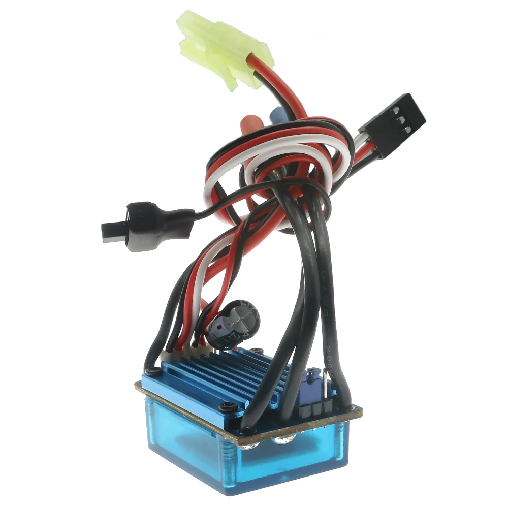 25A Brushless ESC for Upgrating WPL Henglong B14 B16 B24 B36 Ural JJRC Q60 Q61 Q62 Q63 Q64 4x4 and 6x6 Military Truck Parts