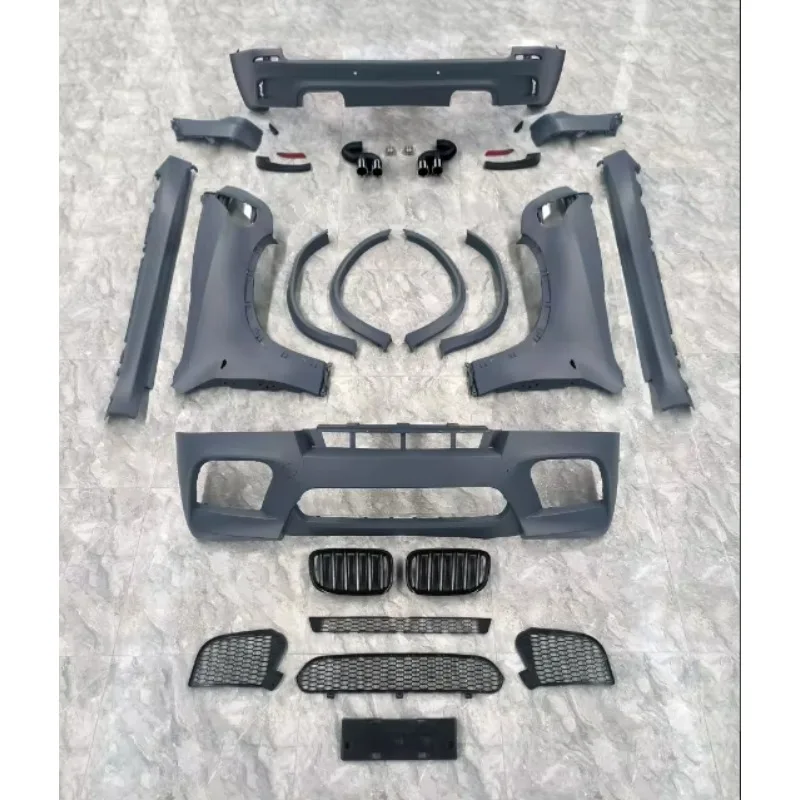 

XDS Accessories Flagship E70 Body Kits For 11-13 E70 X5 Upgrade To X5M Bodykit Front Bumper Rear Bumper Round Eyebrow Fender
