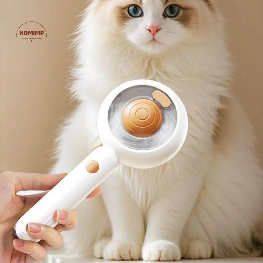 

Hair Removal Pet Spray Hair Comb Self-cleaning Sliker Brush Health Protection Cat Grooming Brush Anti-Static Smooth Tips