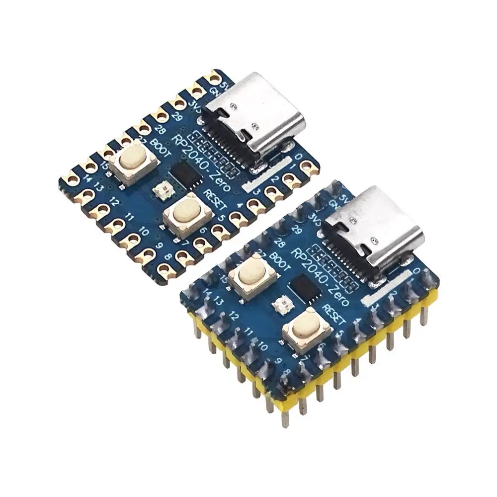 RP2040 Zero PCB Programmable Board — DIY Firmware Flashable view 3
